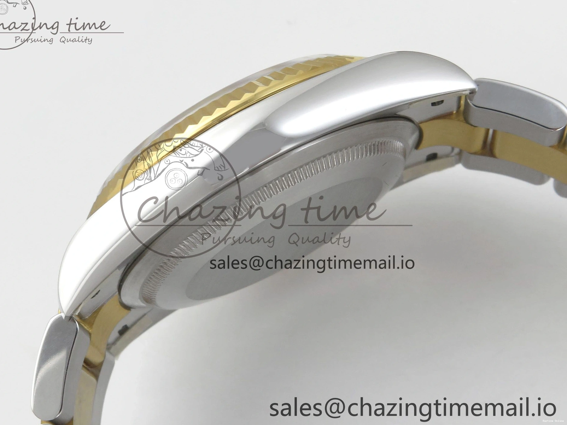 0101 TravelReady DateJust 36 SS YG ARF 1:1 Best Edition 904L Steel White Dial YG Roman on Oyster Bracelet SH 99